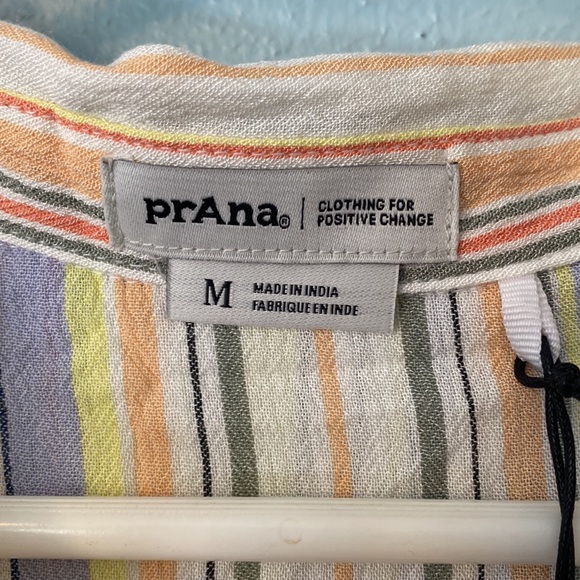 NWT Prana Button-Up Tunic Top - Picture 4 of 16